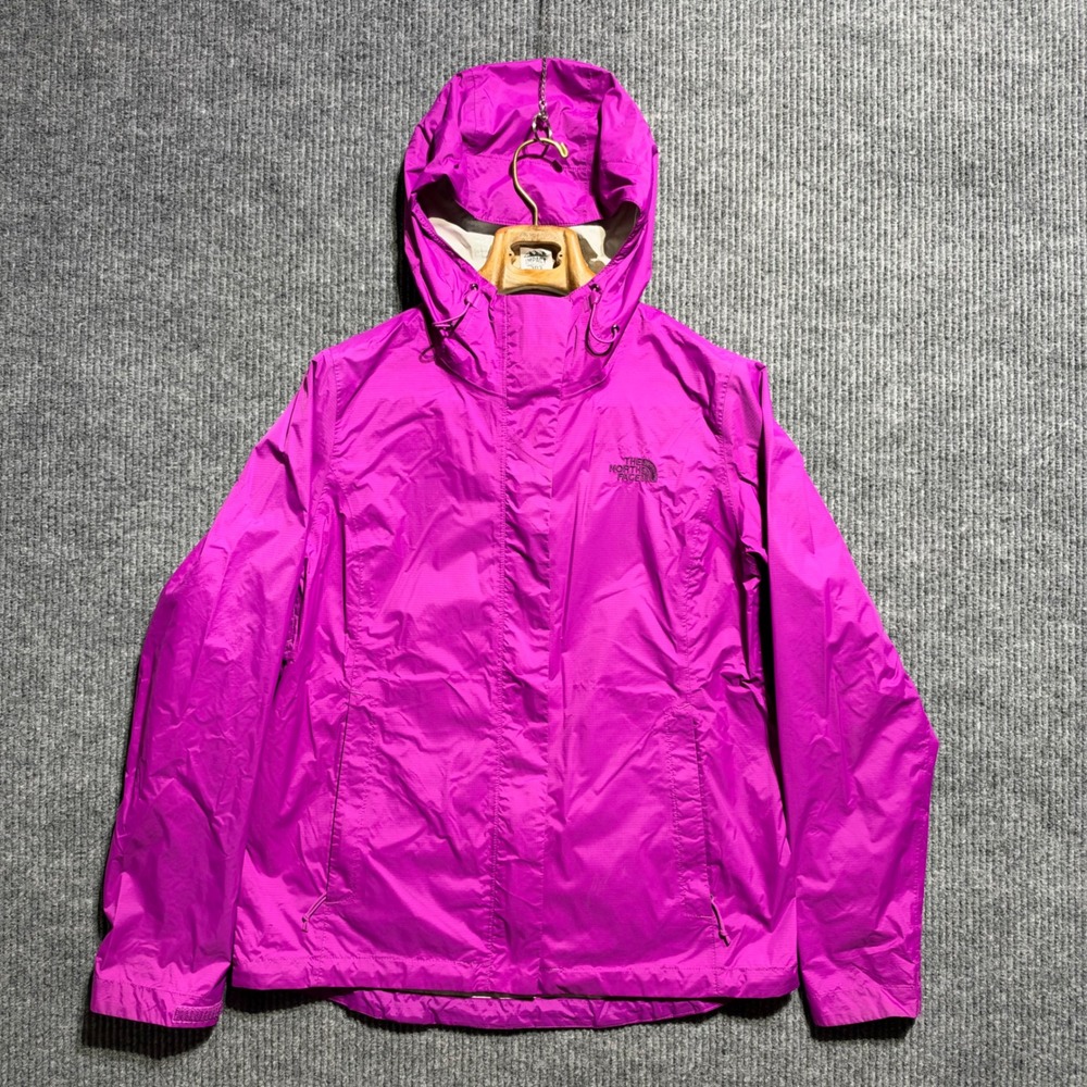 The North Face Rain Jacket Womens M Purple DryVent Waterproof Hooded Shell